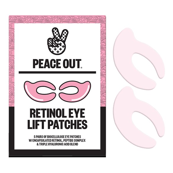 Retinol Eye Lift Patches - Augenpatches aus Biocellulose, PEACE OUT SKINCARE